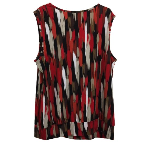 Worthington Women Red Blouse - Picture 2 of 7